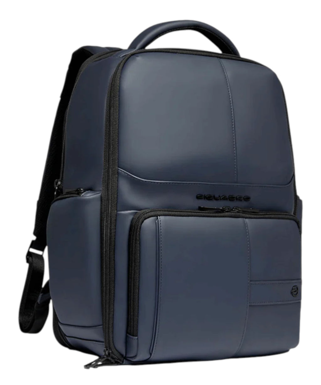Sac à dos Homme Fast-Check Piquadro pour PC 15,6" et iPad® Pro 13" extensible avec RFID