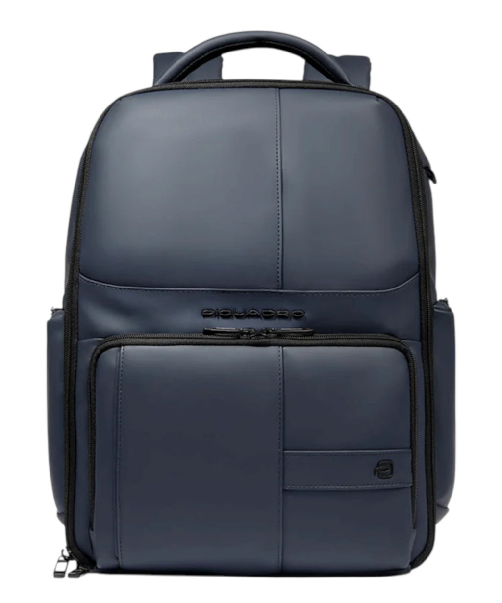 Sac à dos Homme Fast-Check Piquadro pour PC 15,6" et iPad® Pro 13" extensible avec RFID