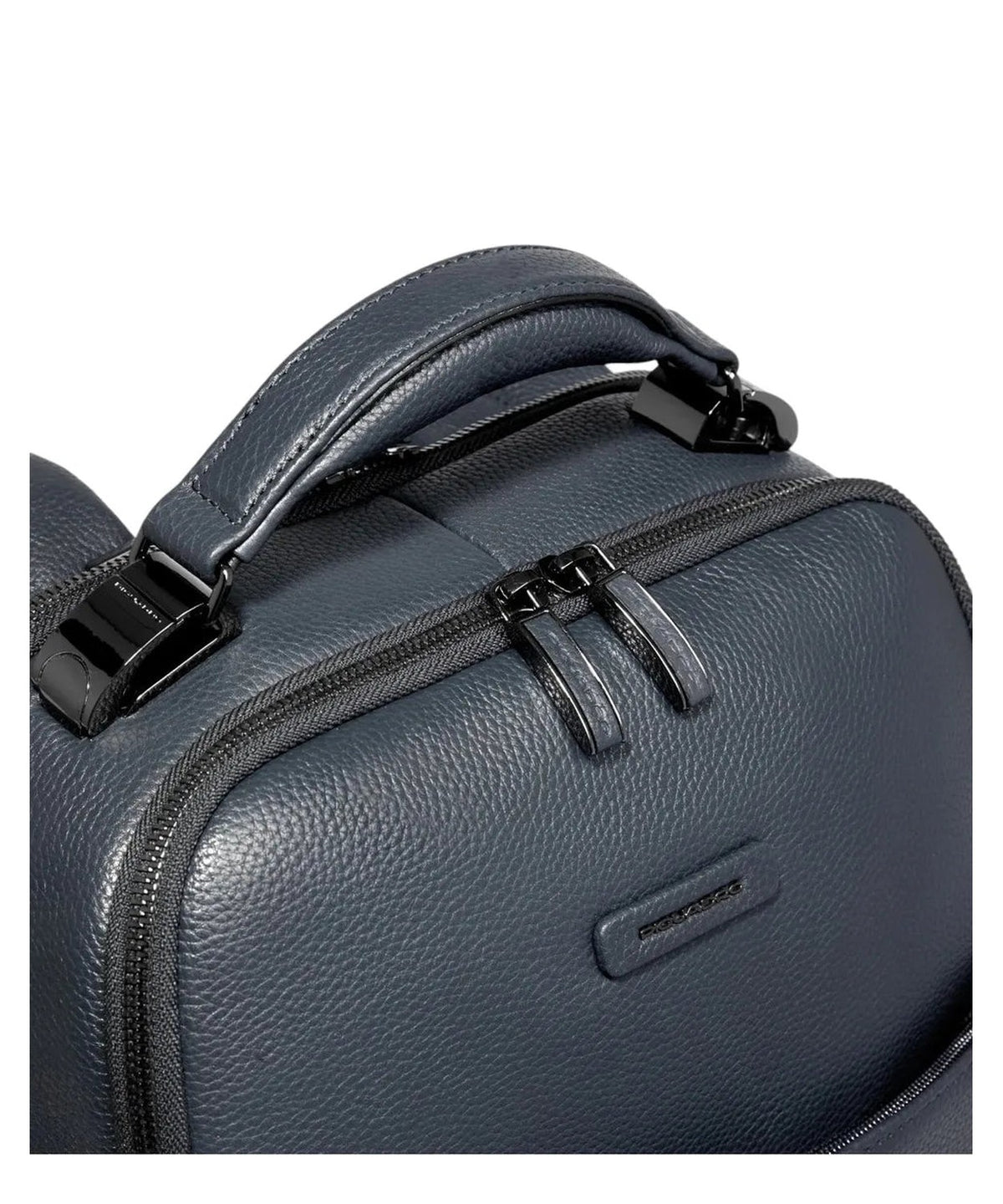 Zaino Uomo Porta PC 14" in Pelle con Protezione RFID e Cavo Antifurto-Piquadro-Zaini-Vittorio Citro Boutique