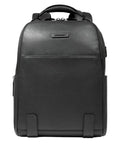 Zaino Uomo Porta PC 14" in Pelle con Protezione RFID e Cavo Antifurto-Piquadro-Zaini-Vittorio Citro Boutique