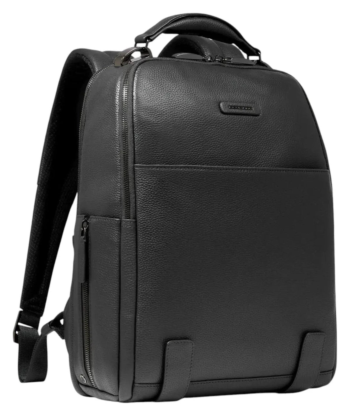 Zaino Uomo Porta PC 14" in Pelle con Protezione RFID e Cavo Antifurto-Piquadro-Zaini-Vittorio Citro Boutique