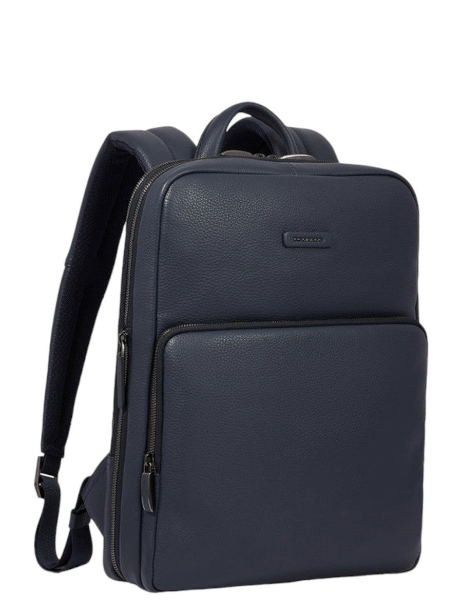 Zaino Slim in Pelle Nero-Zaini-Piquadro-Vittorio Citro Boutique