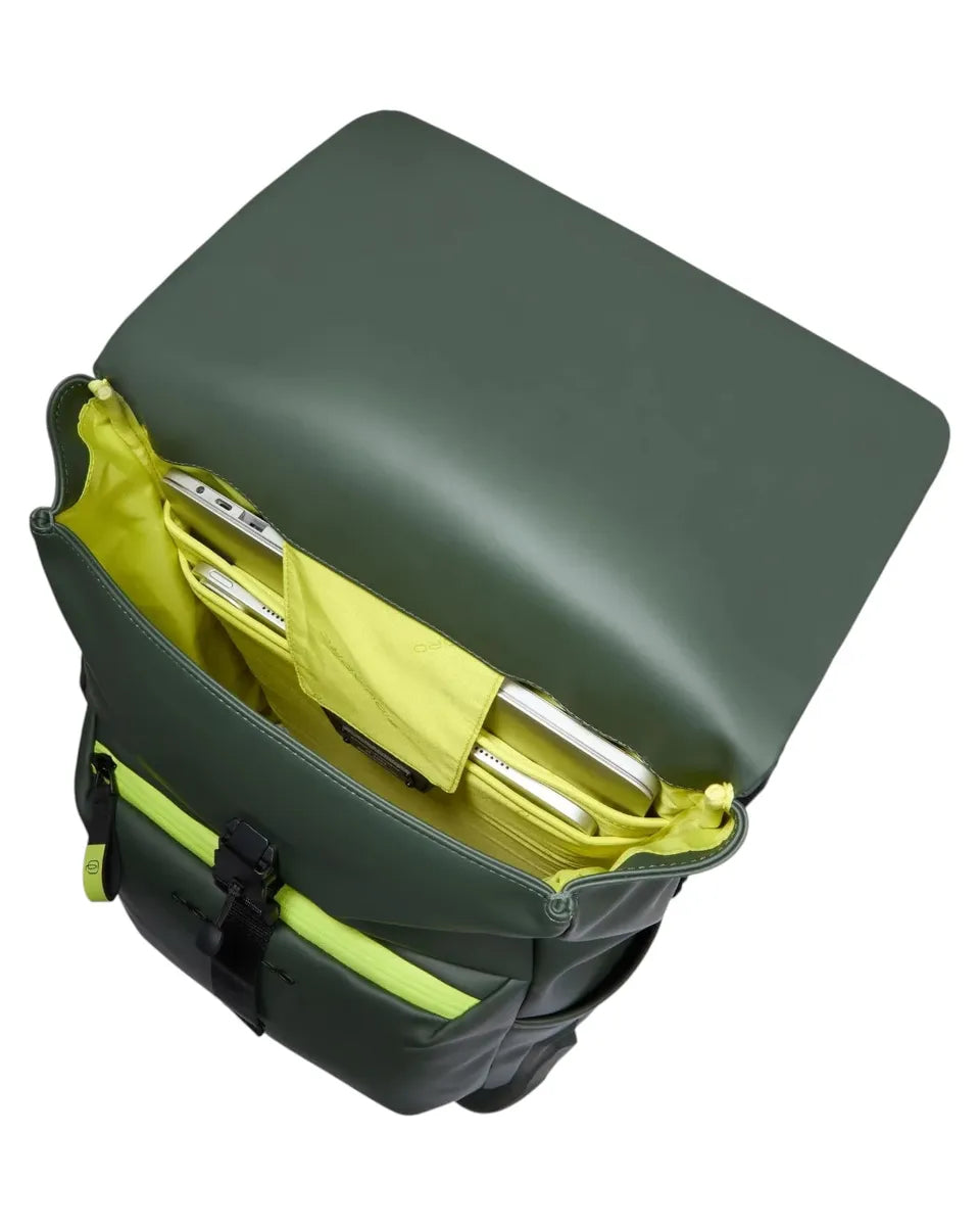 Zaino Porta PC 14" Resistente all’Acqua con Tasche Antiurto-Piquadro-Zaini-Vittorio Citro Boutique