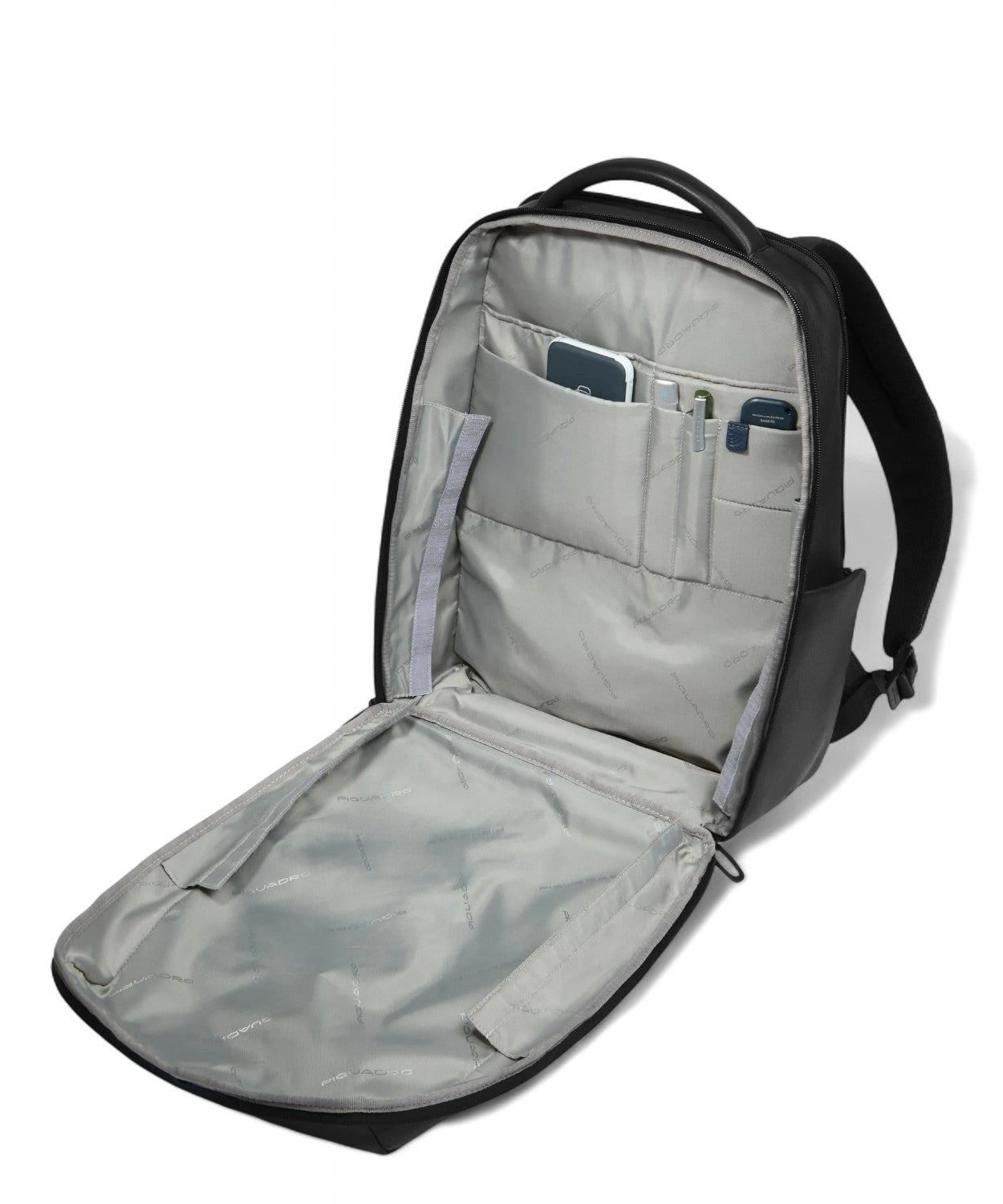 Zaino in Pelle Porta PC 14"-Piquadro-Zaini-Vittorio Citro Boutique