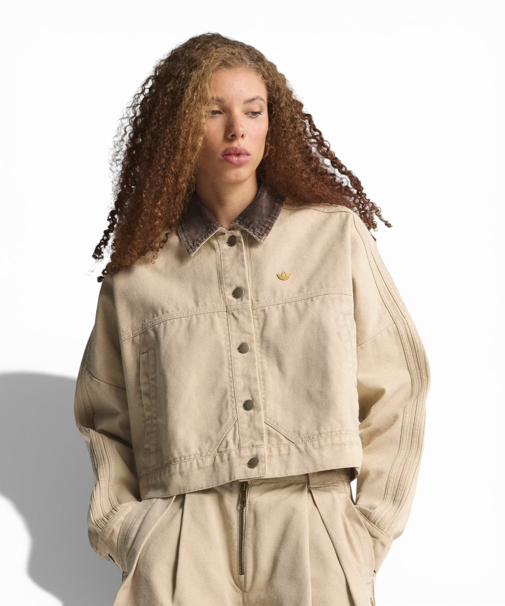 Veste oversize Adidas Originals en coton Canvas