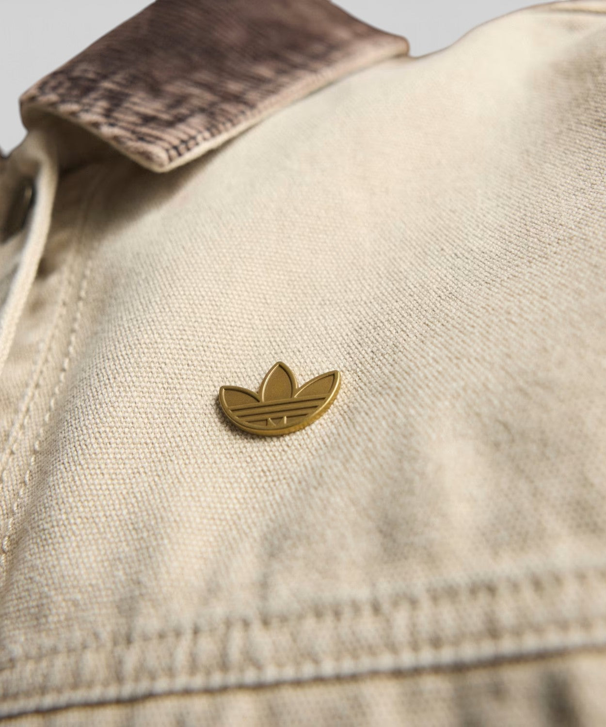 Giacca oversize Adidas Originals in cotone Canvas