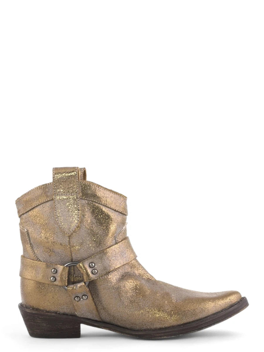 Texano in pelle laminata-Stivali-Coral Blue-Vittorio Citro Boutique