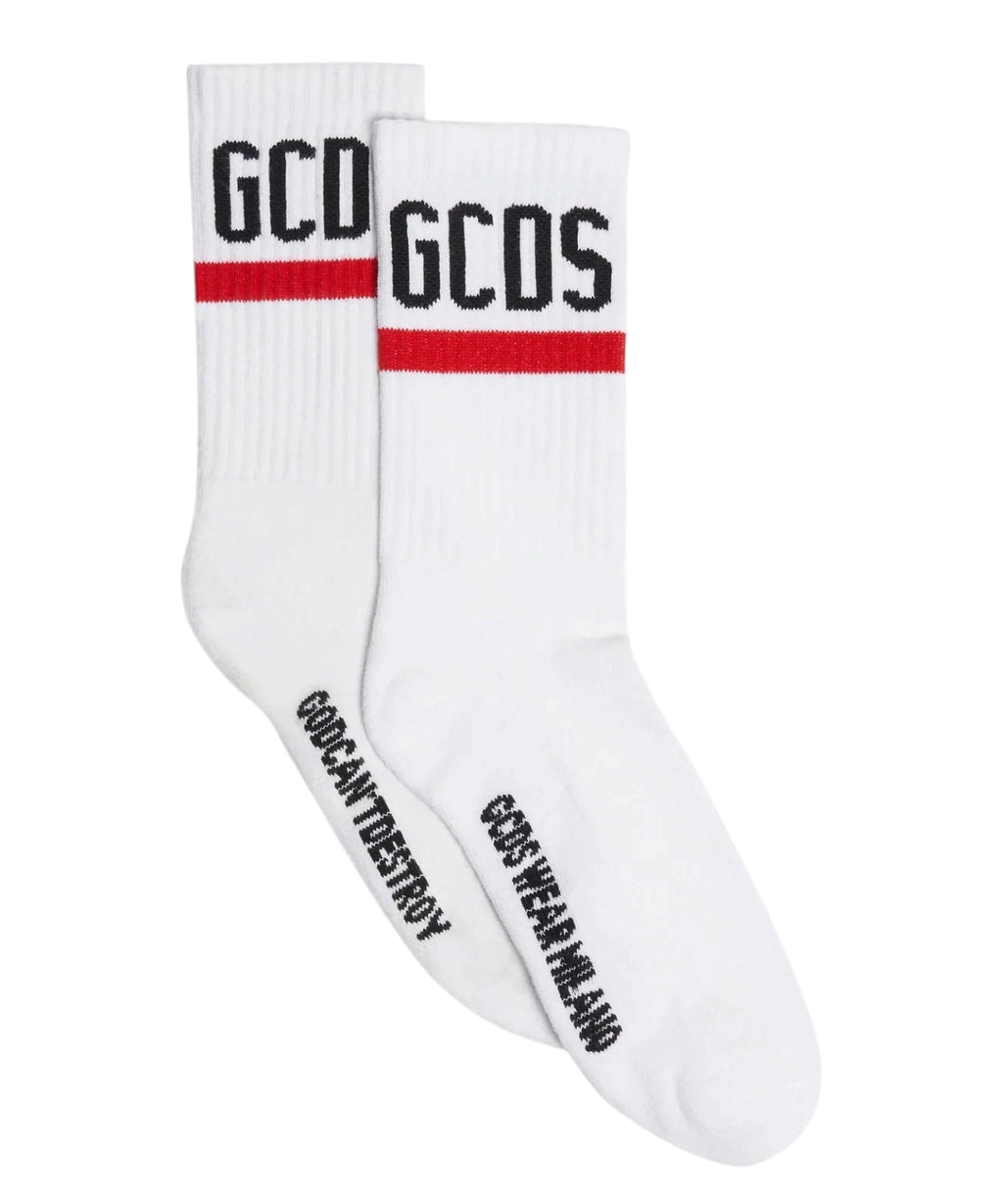 Chaussettes GCDS avec logo contrastant
