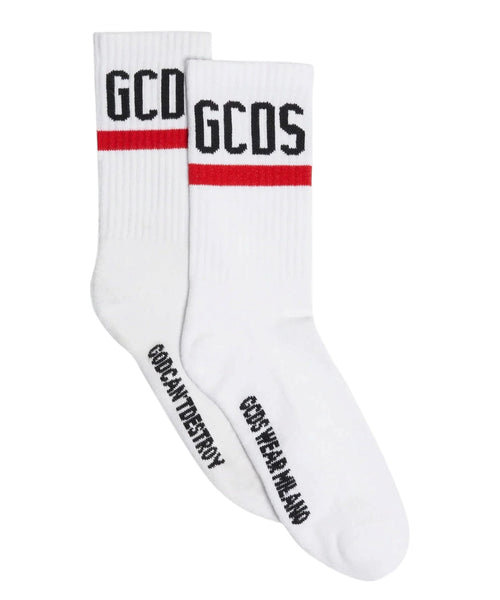 Chaussettes GCDS avec logo contrastant