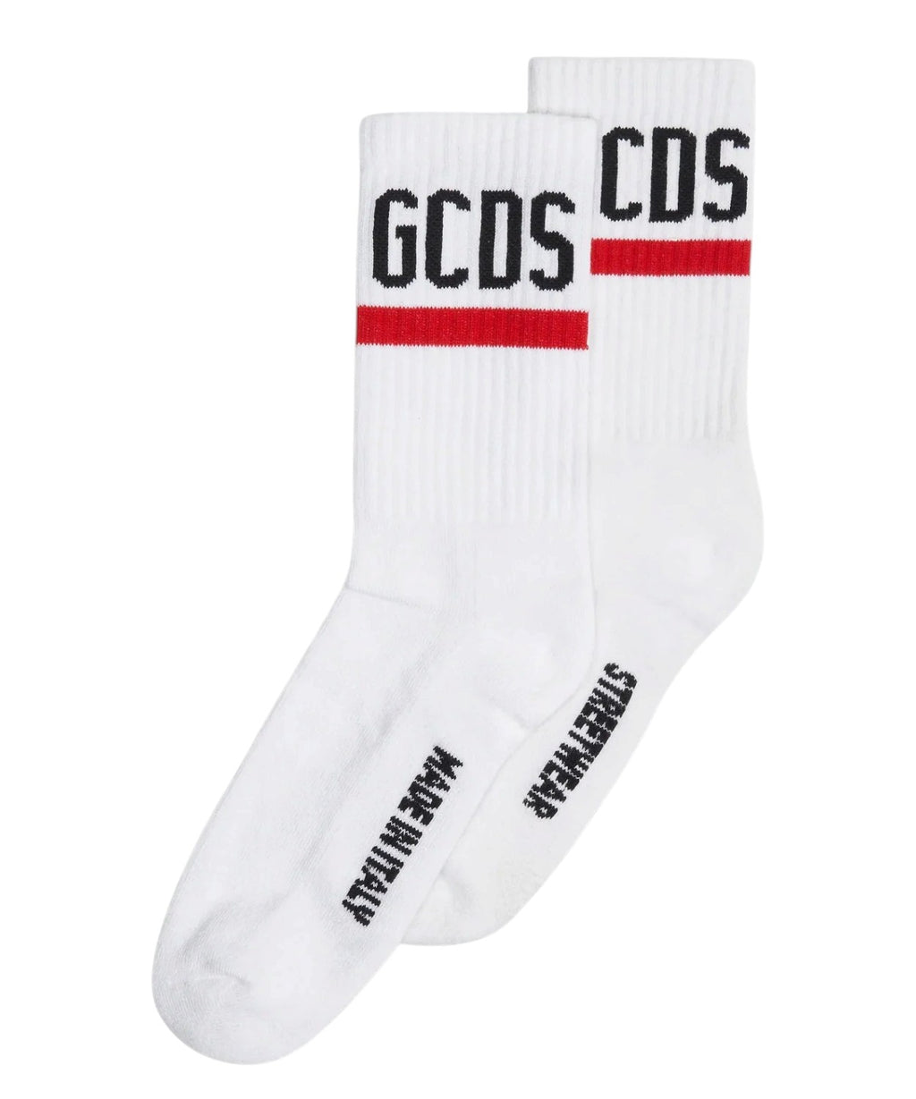 Chaussettes GCDS avec logo contrastant