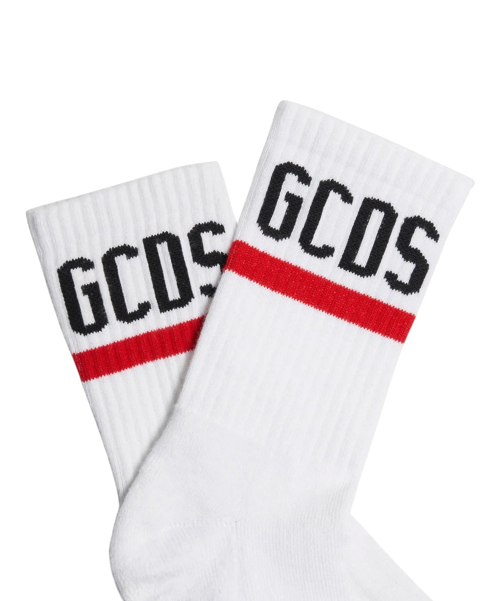 Chaussettes GCDS avec logo contrastant