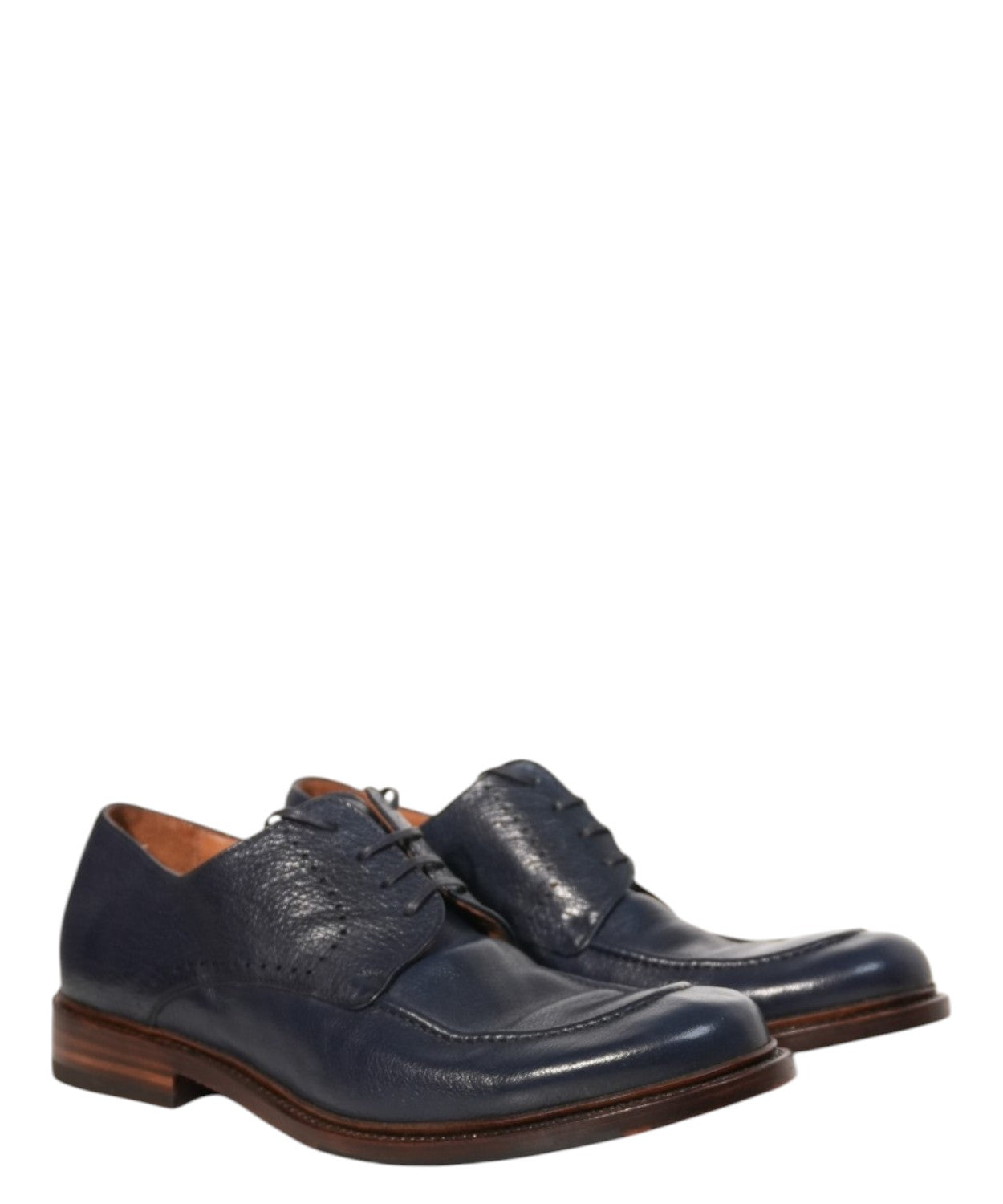 Derby en cuir martelé élégant pour toutes les occasions