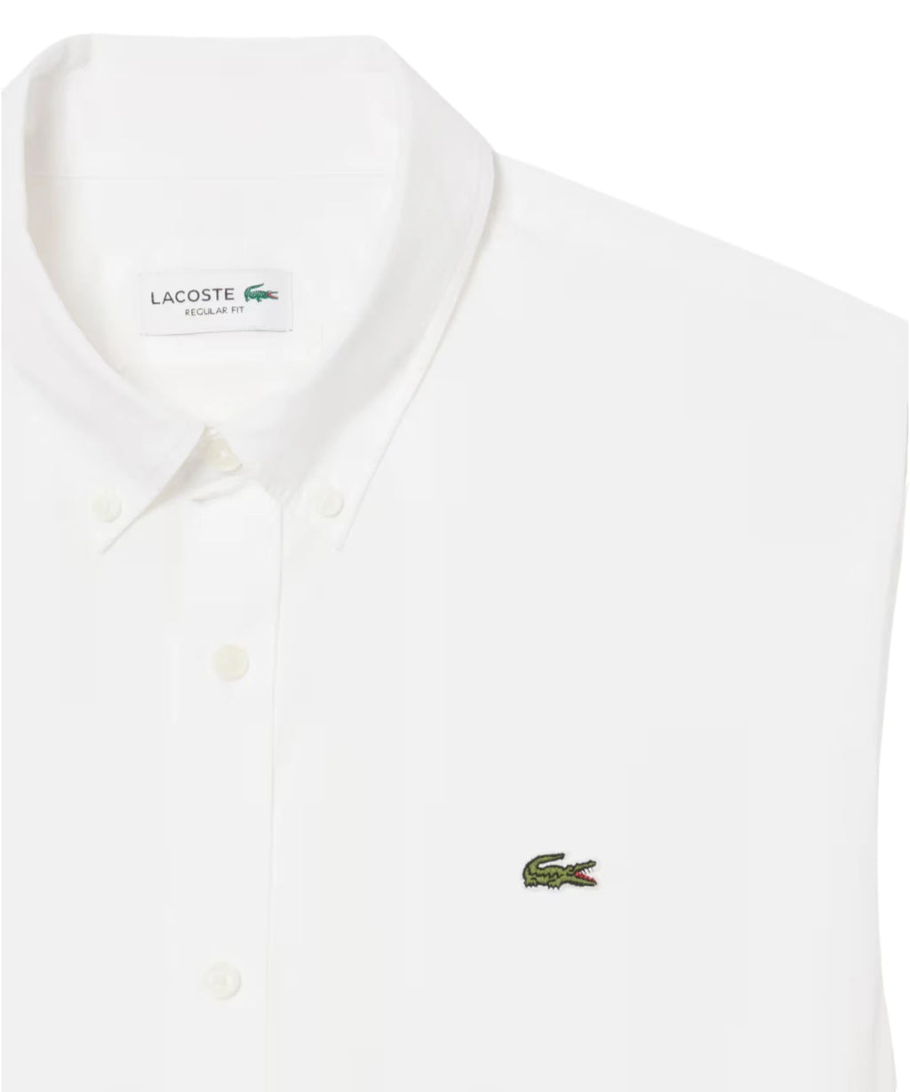 Chemise Homme Lacoste Popeline Élastique avec Logo