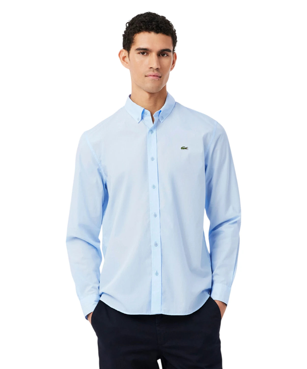 Camicia Uomo Lacoste Popeline Elasticizzato Regular Fit