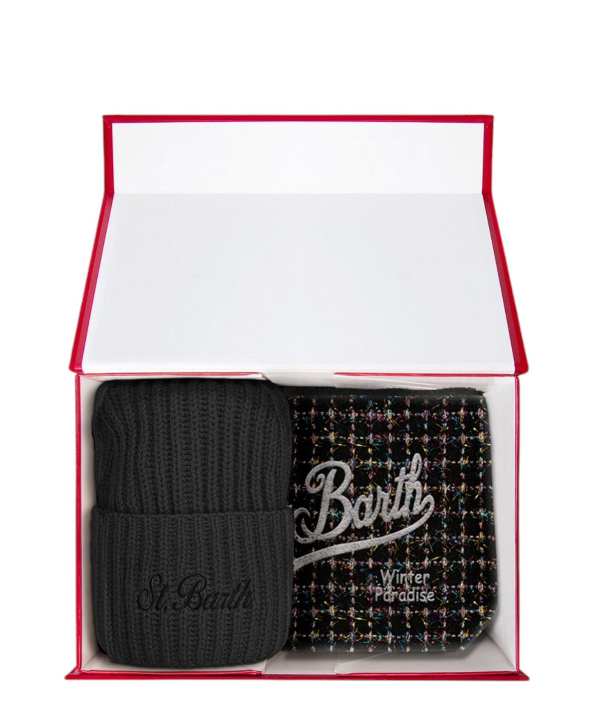 Coffret de Noël Aline en tweed avec chapeau