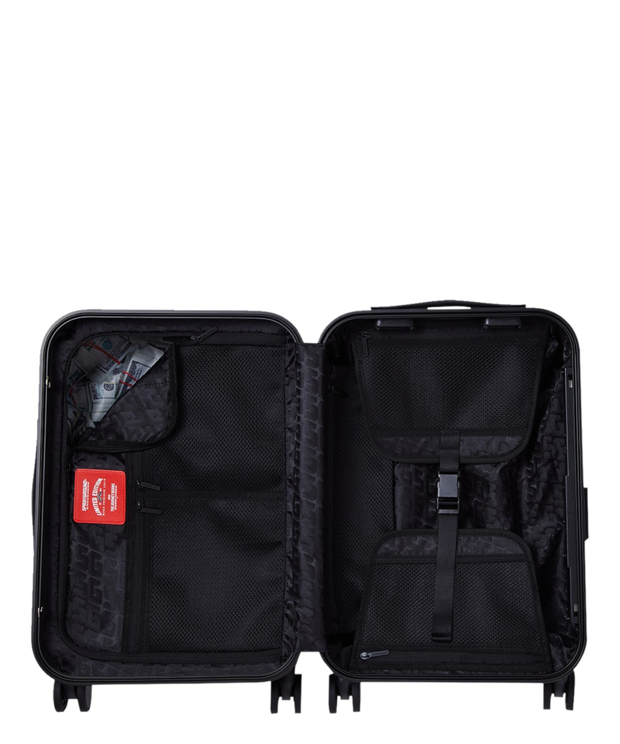 Sprayground Scribble Shark Carry-On Luggage