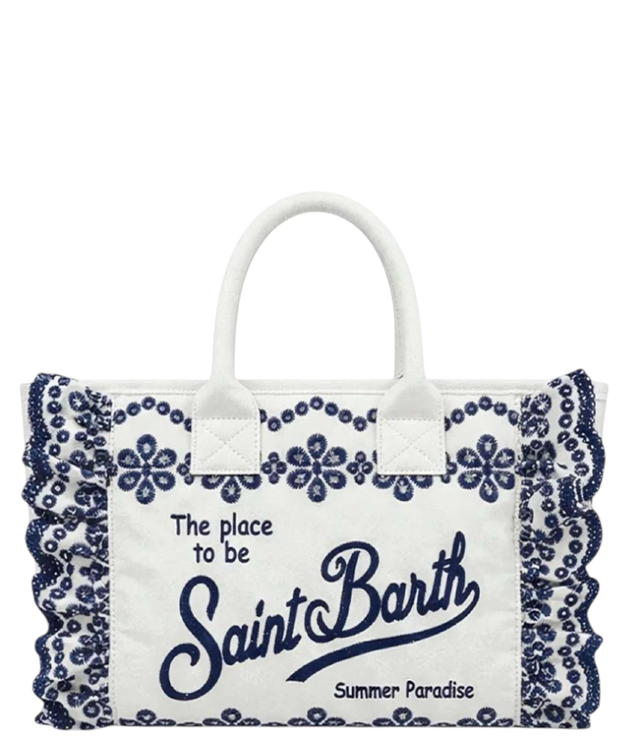 Sac Vanity MC2 Saint Barth en dentelle sangallo