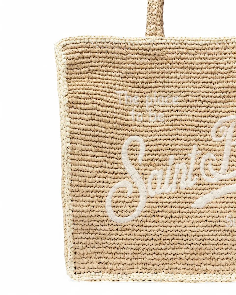 Borsa Colette in Rafia Naturale con Ricamo-Mc2 Saint Barth-Borse a mano-Vittorio Citro Boutique