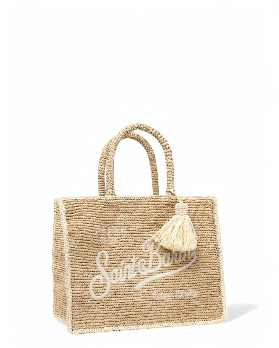 Borsa Colette in Rafia Naturale con Ricamo-Mc2 Saint Barth-Borse a mano-Vittorio Citro Boutique