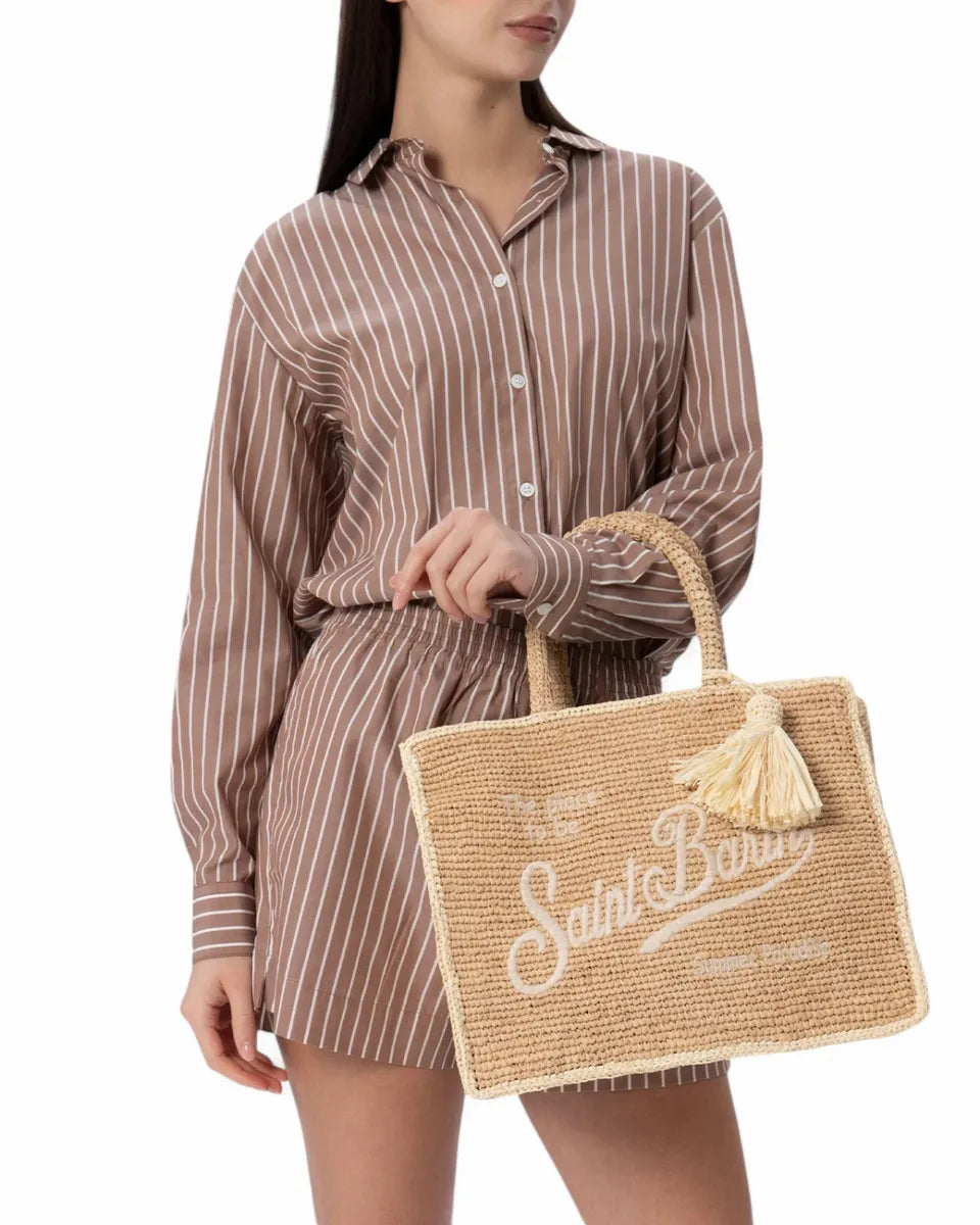 Borsa Colette in Rafia Naturale con Ricamo-Mc2 Saint Barth-Borse a mano-Vittorio Citro Boutique