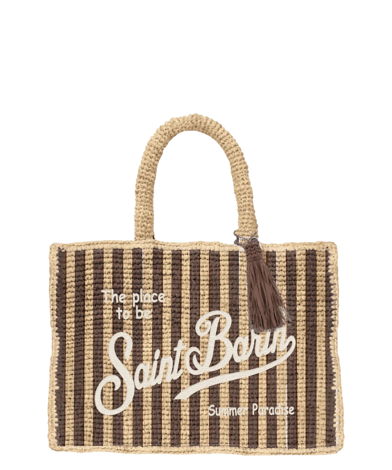 MC2 Saint Barth Colette Rayures en Raphia - sac en raphia d'été