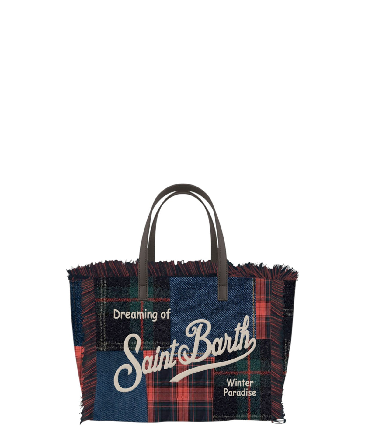 Borsa Colette Wool in Patchwork Tartan