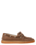 Loafer Donna Suede Mokka - Mocassini Eleganti Slip On