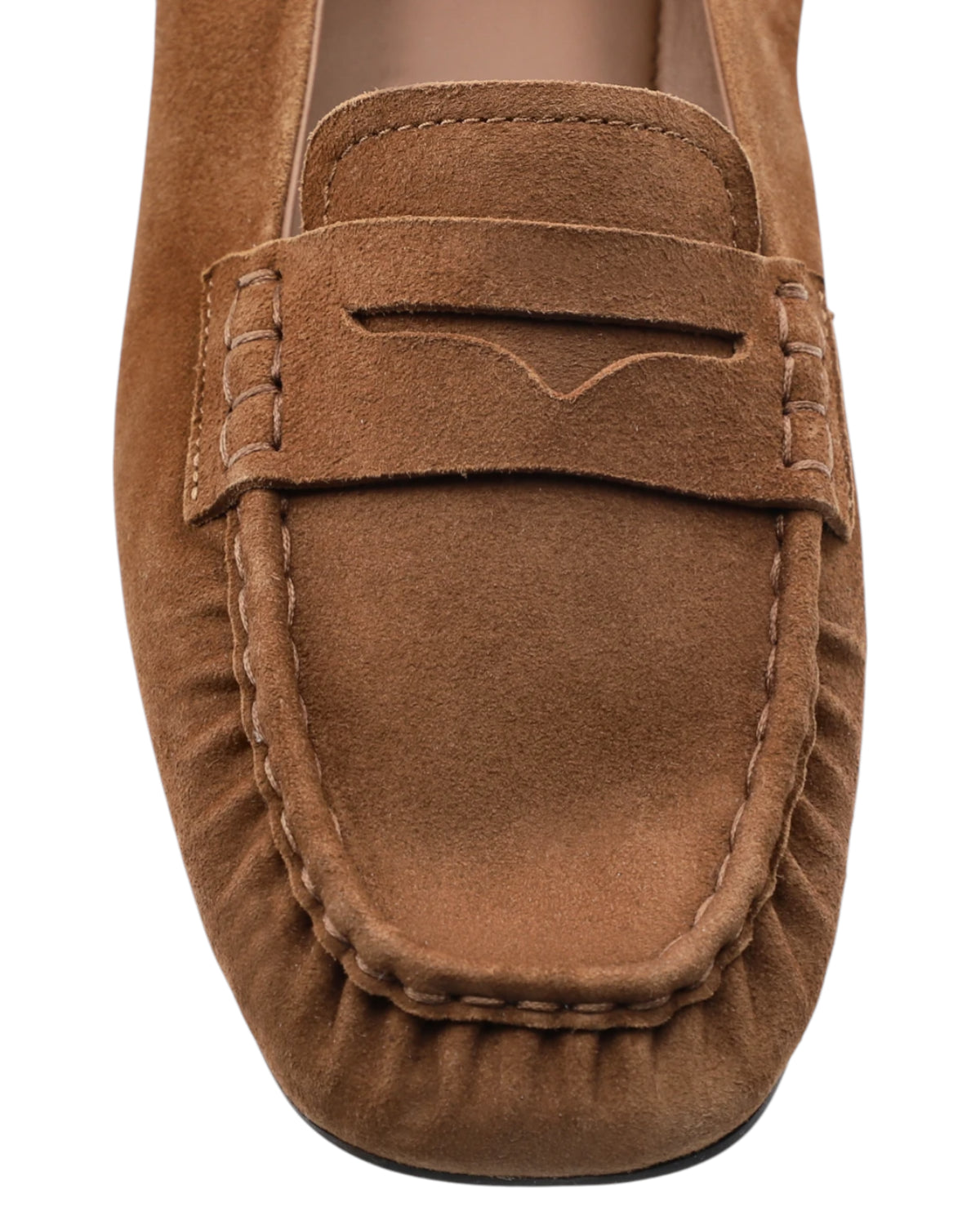 Loafer Marrone in Suede per Donna - Loafer Donna Suede Sand