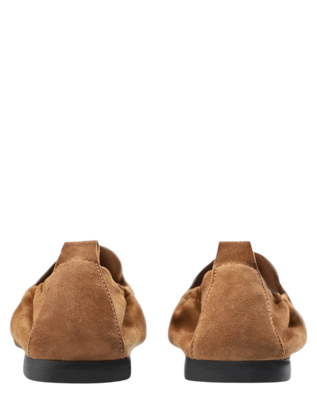 Mocassin Marron en Suède pour Femme - Mocassin Femme Suède Sable