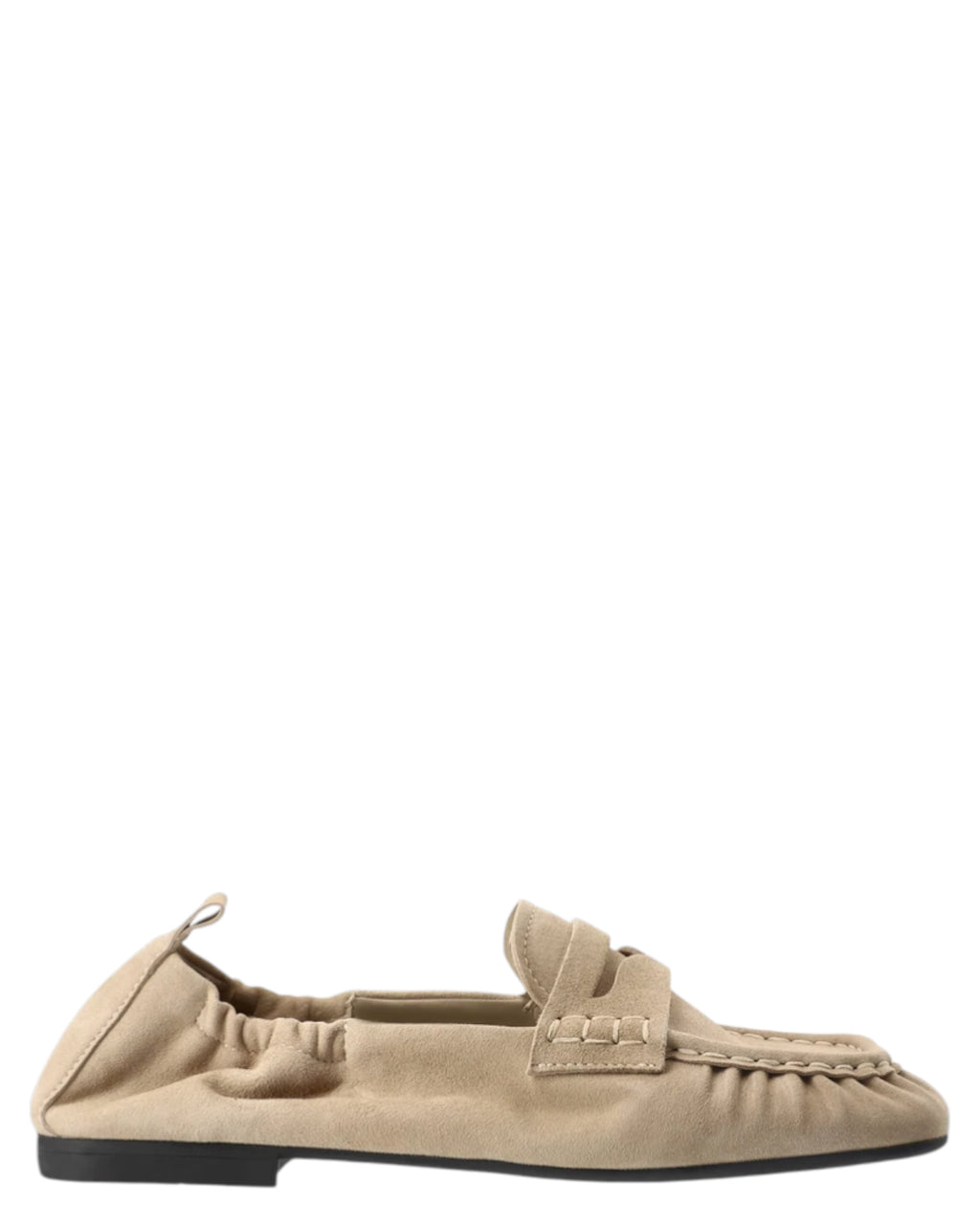 Mocassin femme en daim sable - Mocassino slip-on
