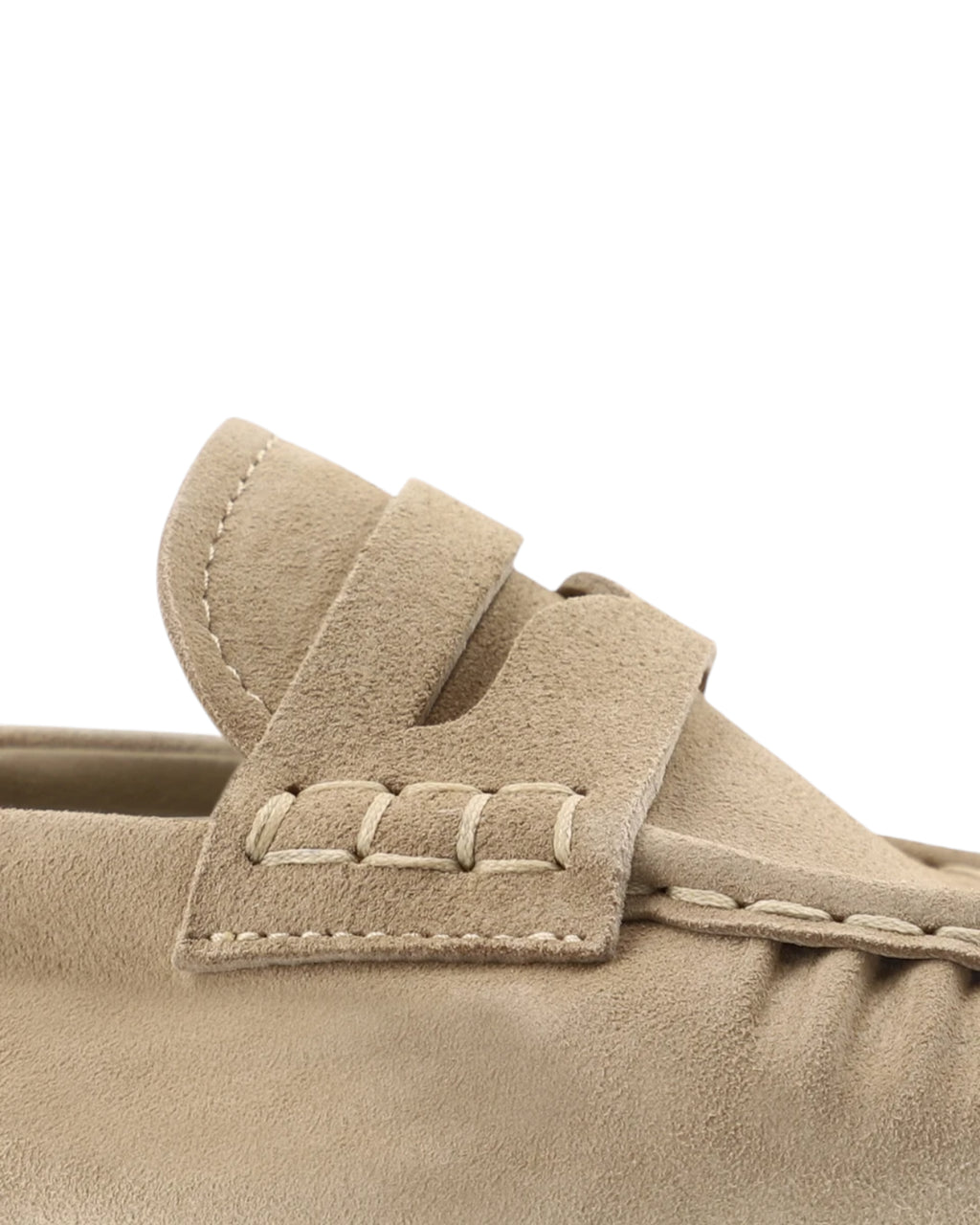 Mocassin femme en daim sable - Mocassino slip-on