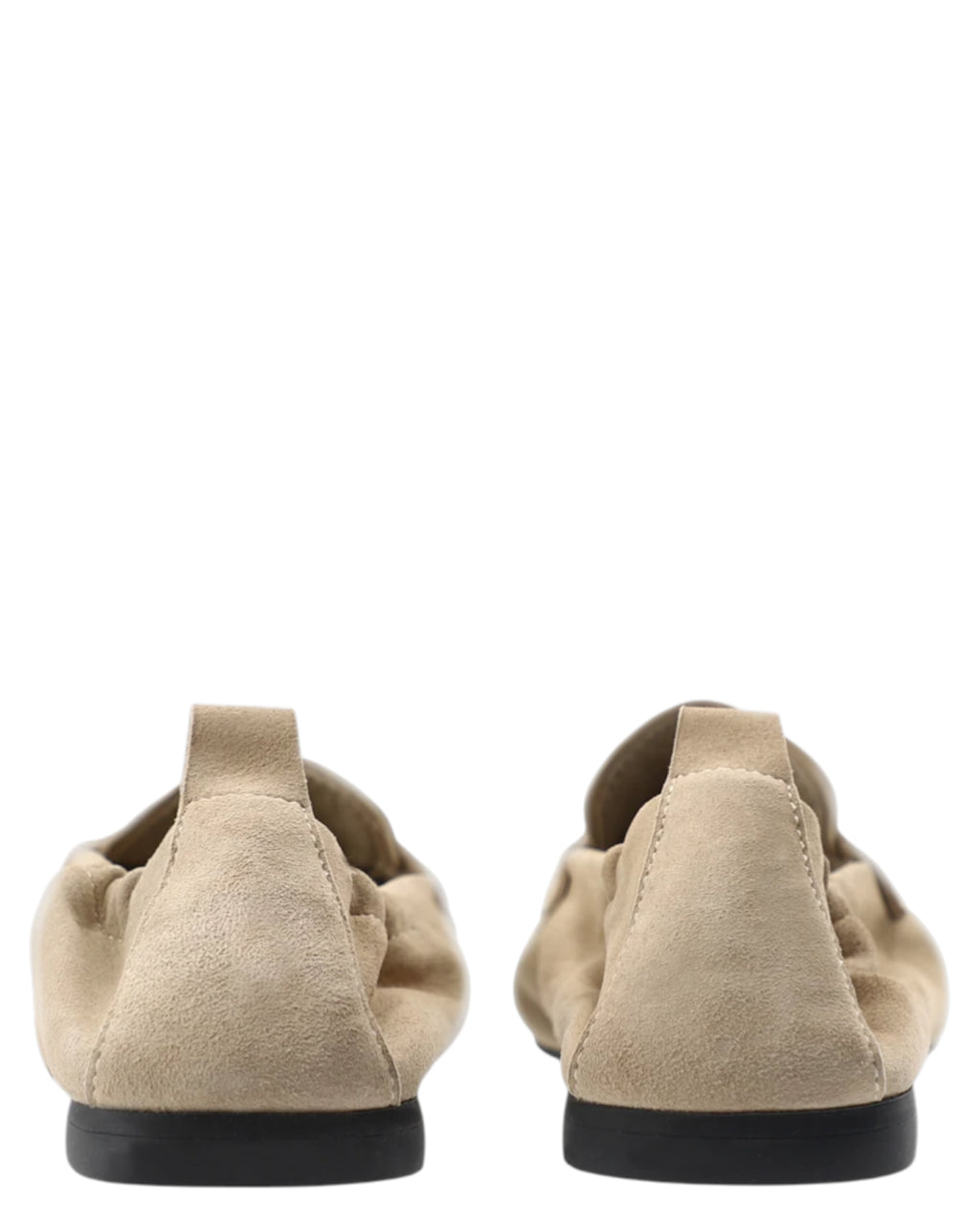 Mocassin femme en daim sable - Mocassino slip-on