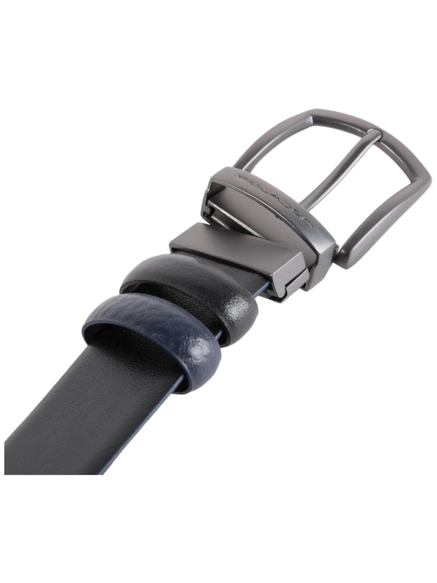 Cintura uomo reversibile con fibbia ad ardiglione-Cinture-Piquadro-Vittorio Citro Boutique