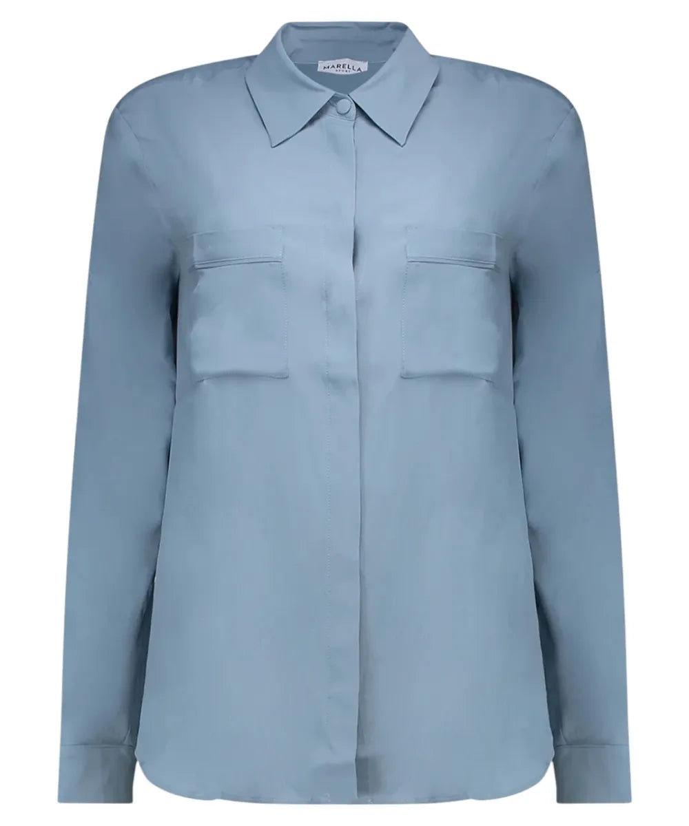 Camicia in crêpe Steno-Camicie-Marella-Vittorio Citro Boutique