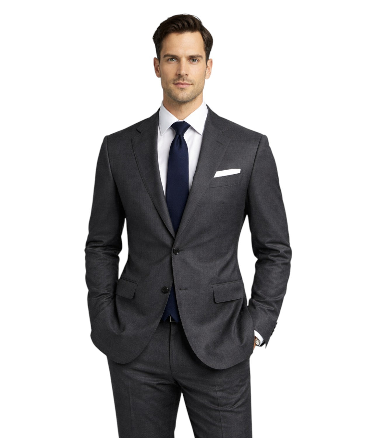 Camicia Bianca Slim Fit Uomo per Cerimonia