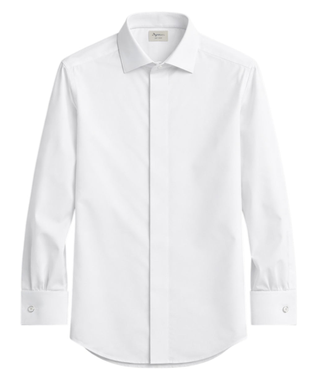 Chemise blanche slim fit homme pour cérémonie