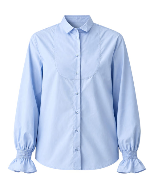 Chemise femme Twinset en coton avec col montant