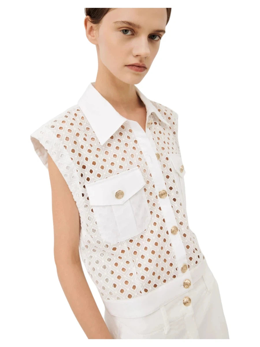 Camicia in Sangallo-Marella-Camicie-Vittorio Citro Boutique