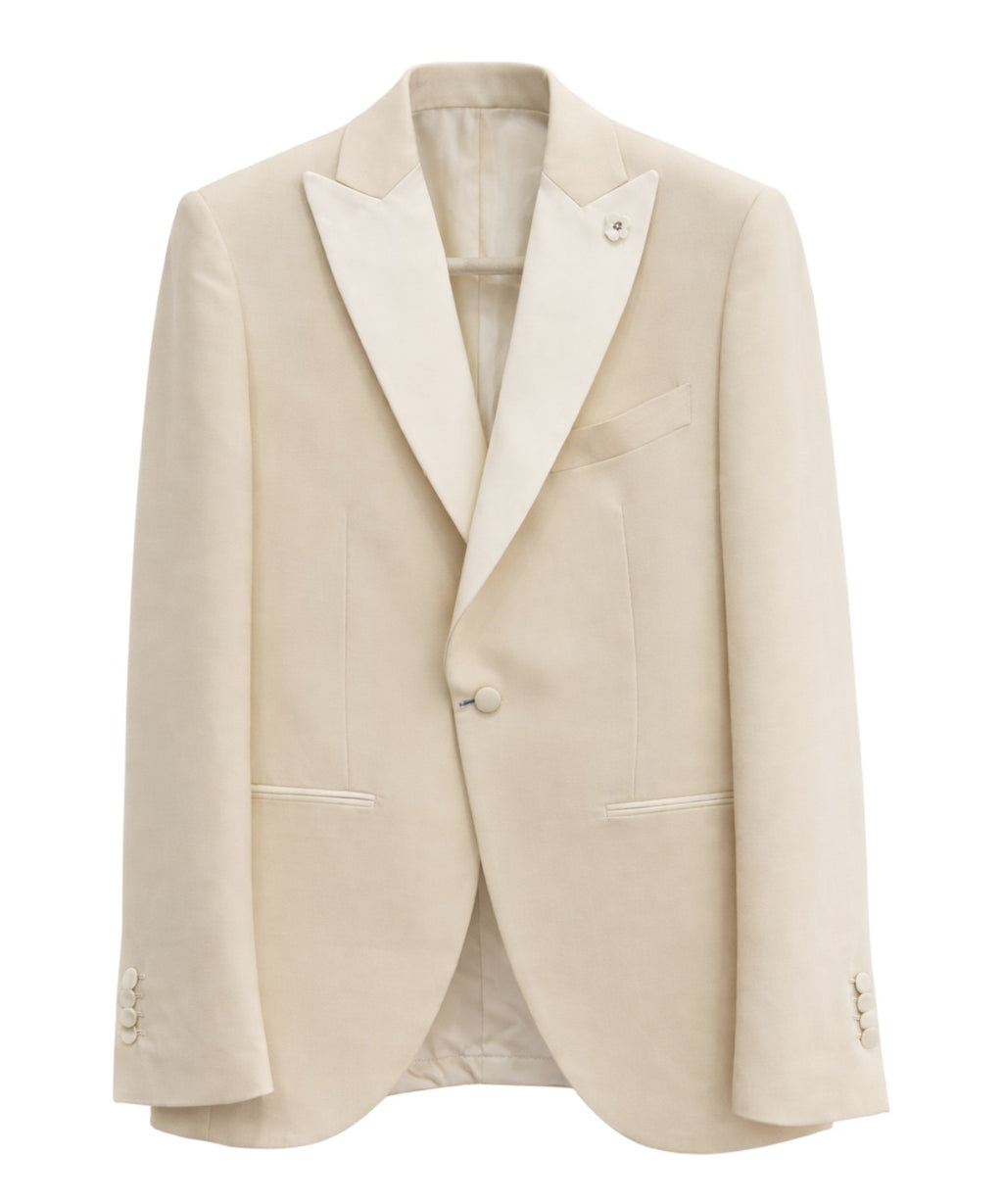 Veste Monopetto Lardini Homme avec Poches Passepoilées