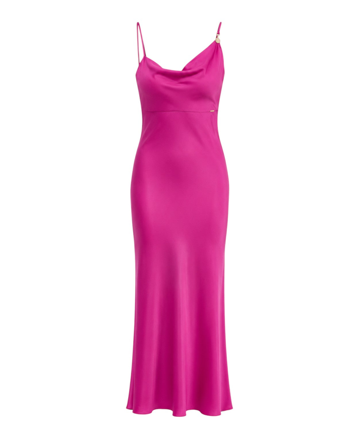 Twinset Robe Ajustée avec Bretelles Asymétriques
