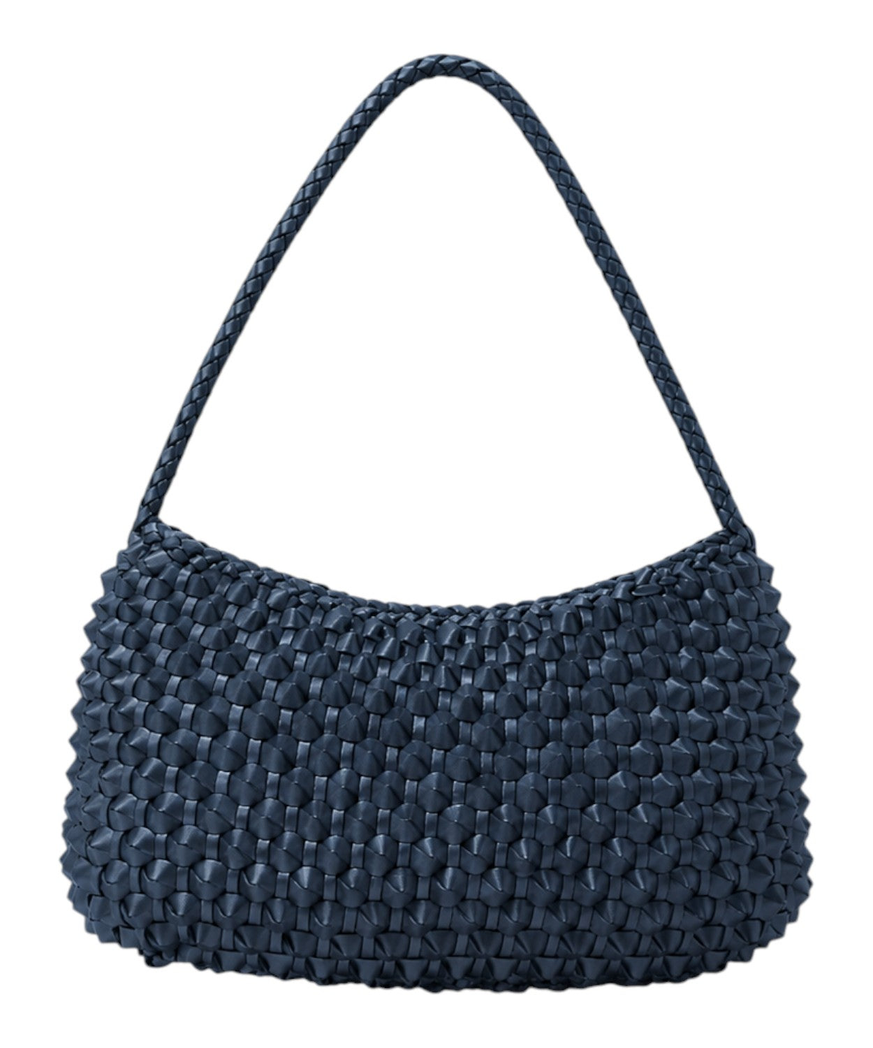 Borsa pelle intrecciata tan Basil Cactus di Dragon Diffusion