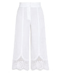 Pantalon Femme Taille Haute Twinset avec Dentelle