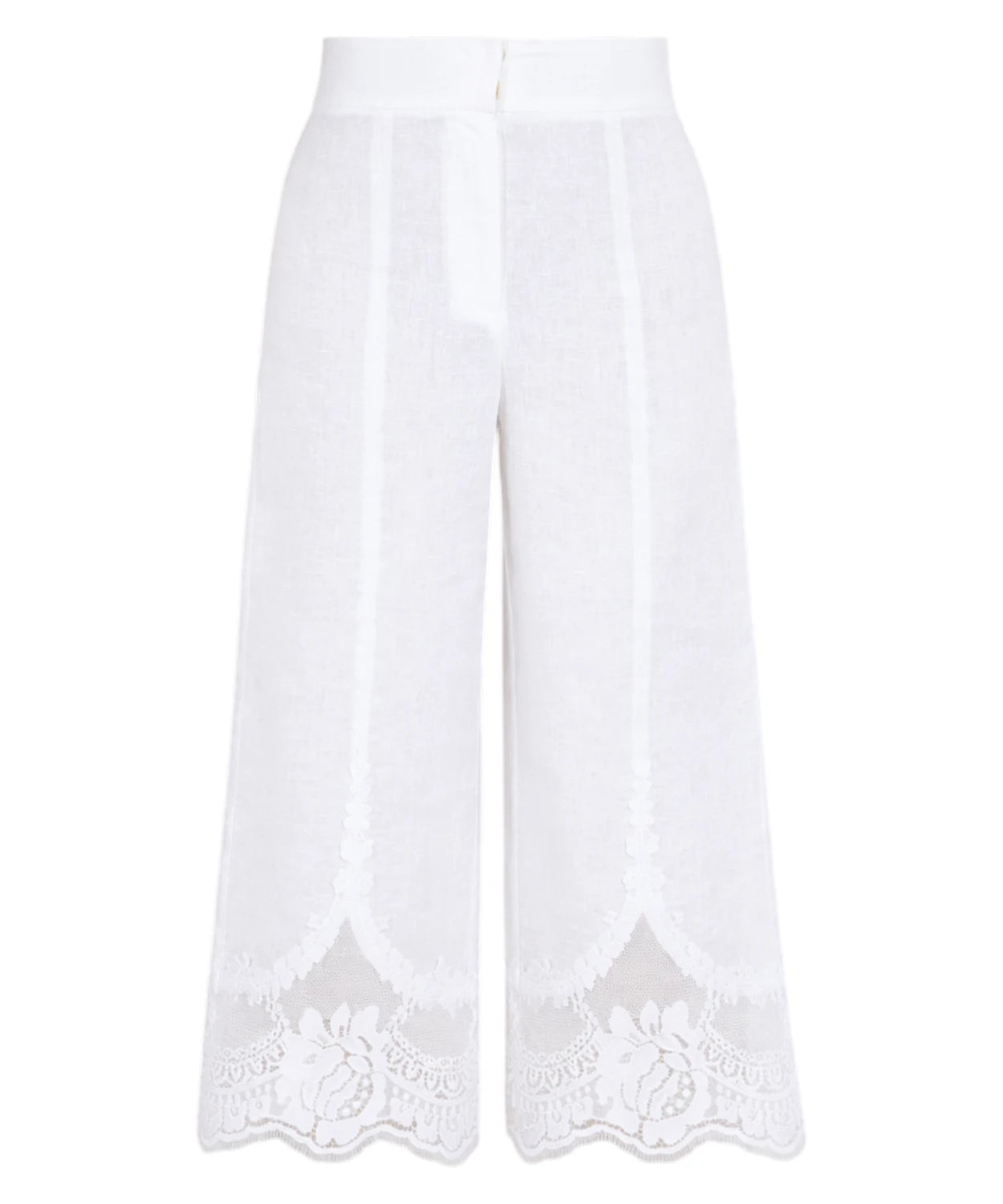 Pantaloni Donna Vita Alta Twinset con Pizzo