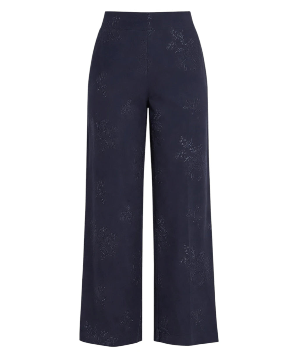 Pantalon Palazzo élégant brodé Twinset