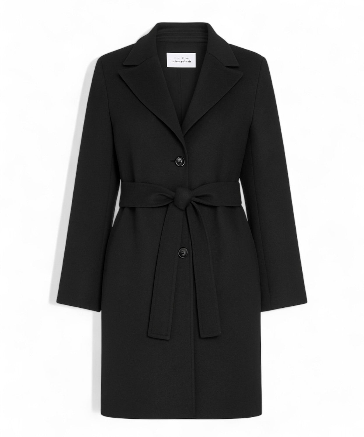 Cappotto POLKA in double di misto lana con cintura-Marella-Cappotti-Vittorio Citro Boutique