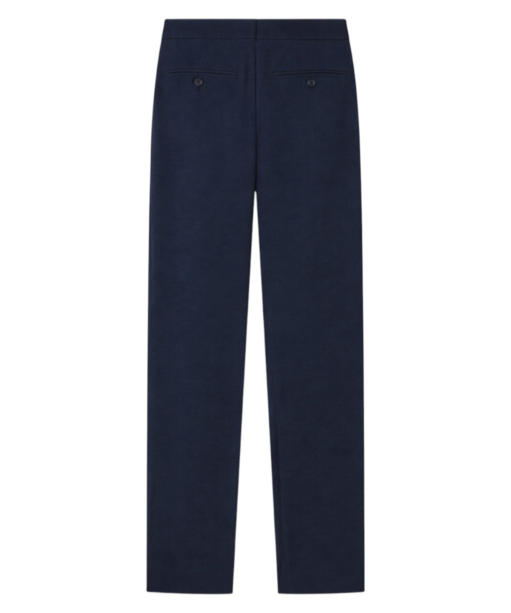 Emporio Armani Pantalon droit en twill lavé