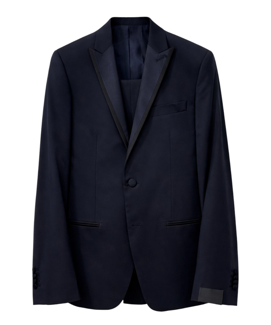 Robe Alessandro Dell'Acqua avec revers à pointe et bordure contrastée