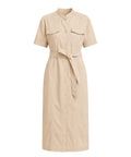 Robe Chemise Midi en Coton avec Élasthanne Twinset