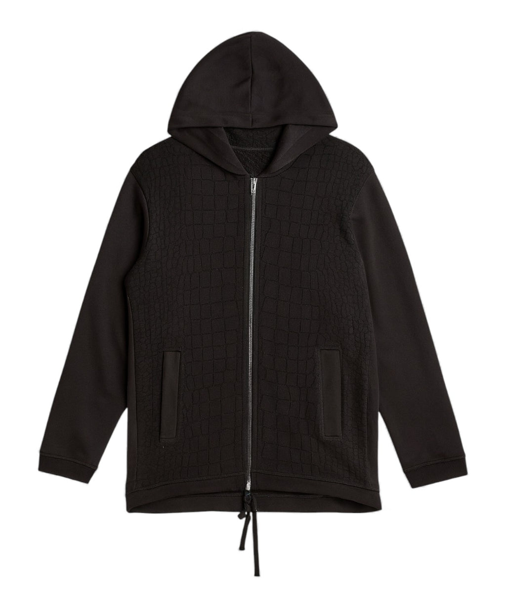 Sweat Zippé Femme Noir Cocco Tricotchic
