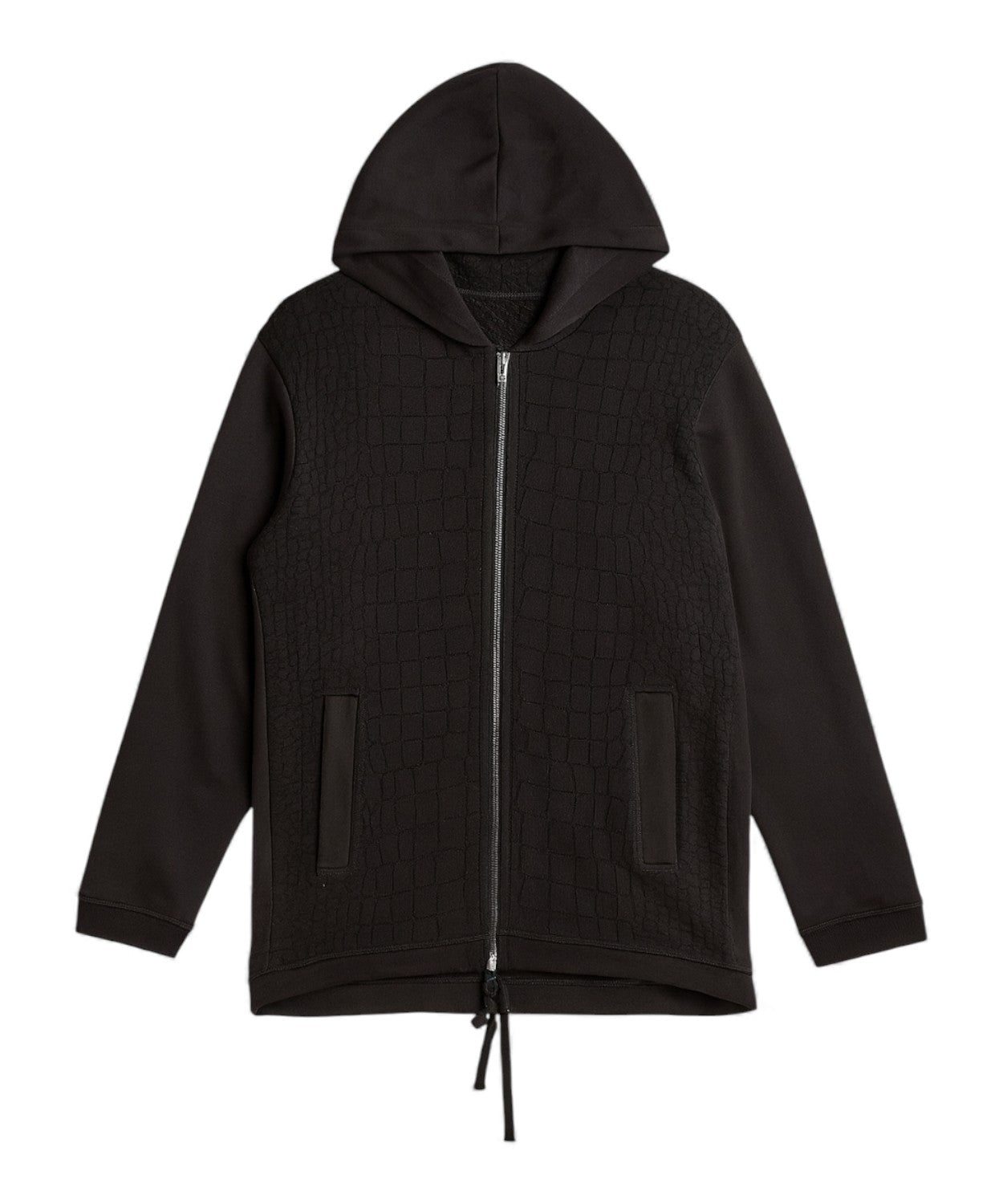 Felpa Zip Donna Nera Cocco Tricotchic